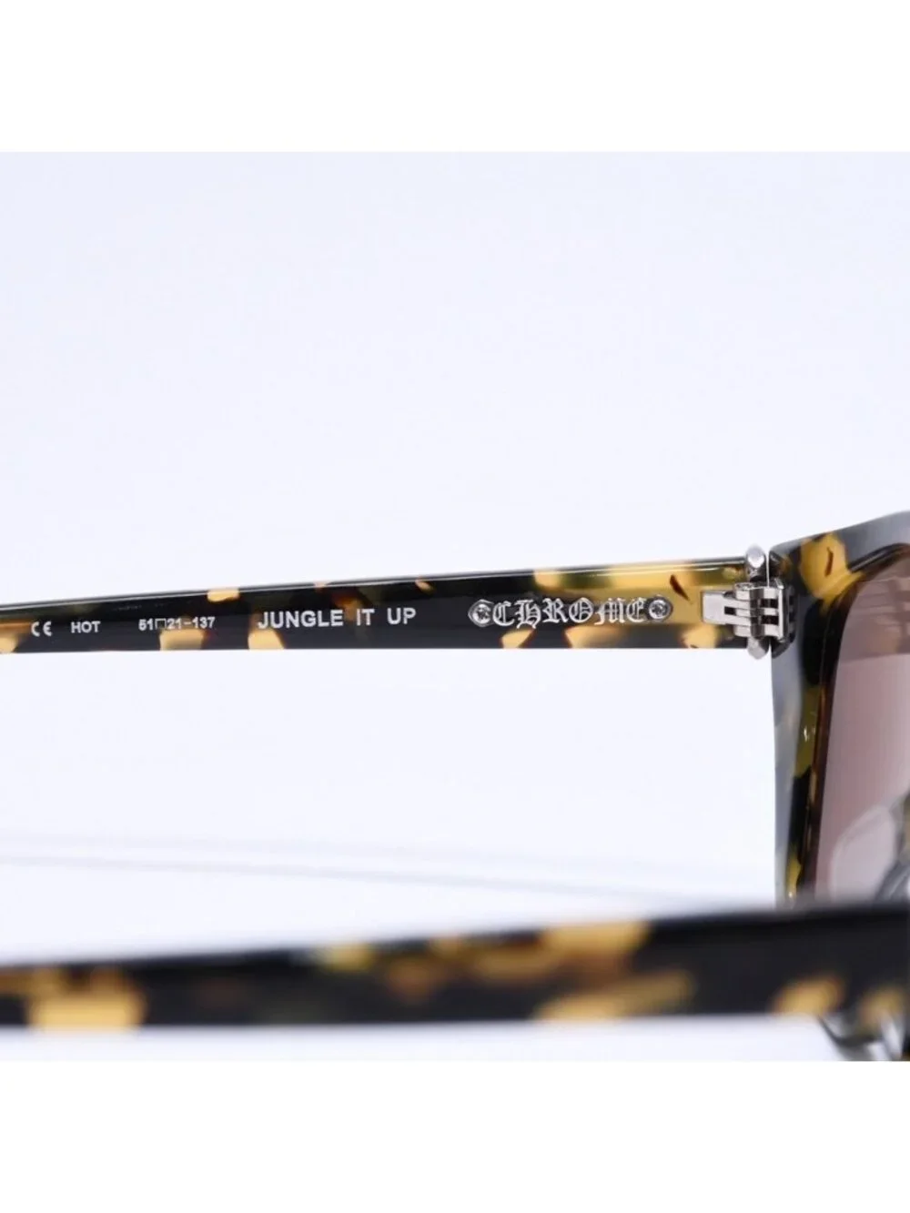 Chrome Hearts Sunglasses Eyewear Jungle IT UP Black Yellow
